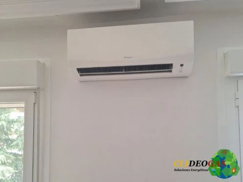 Instalación aire acondicionado Daikin en vivienda de Guadalajara, España